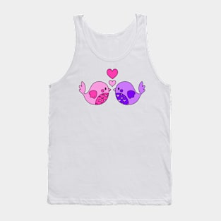 Love Birds (Pink and Purple) – Purple Tank Top